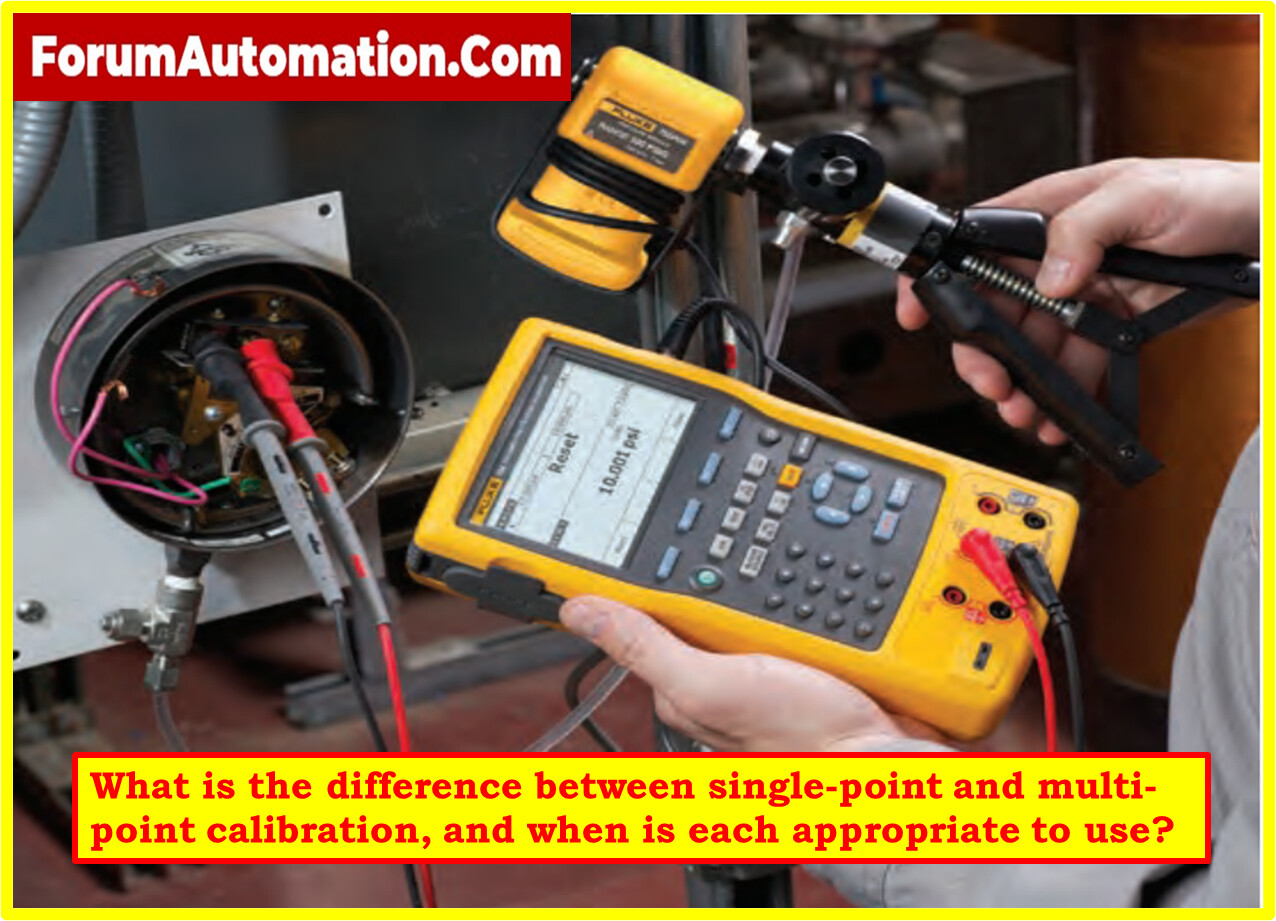 What is the difference between singlepoint and multipoint calibration