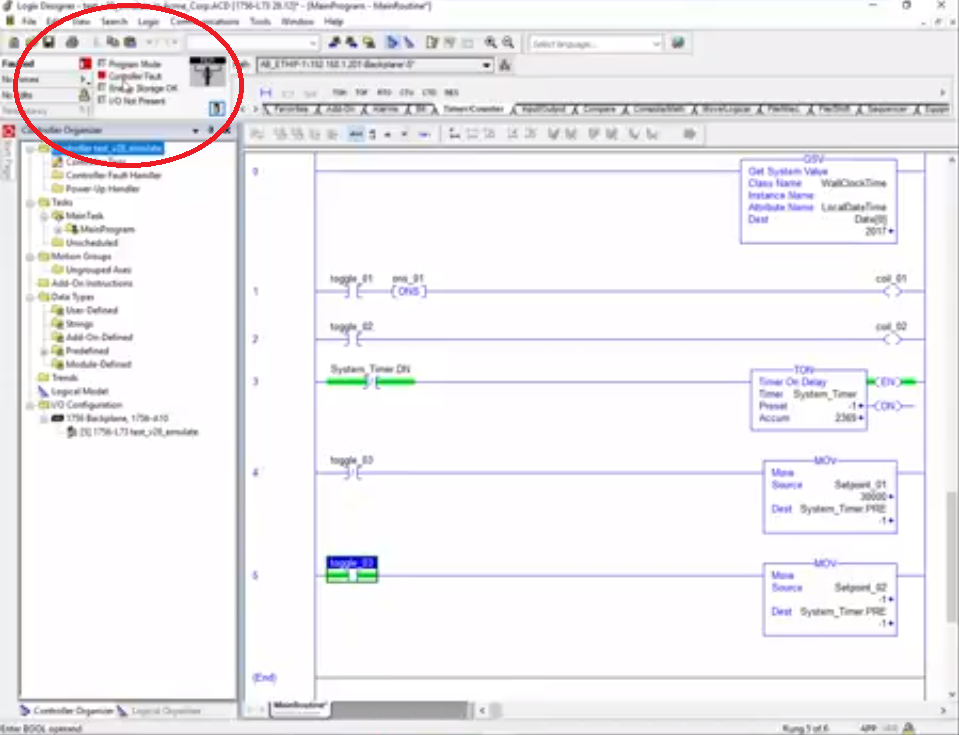 How to clear faults in controlLogix controller - PLC (Programmable ...